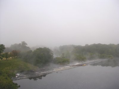 Where Hadrian's Wall crrossed the North Tyne River, Chollerford.